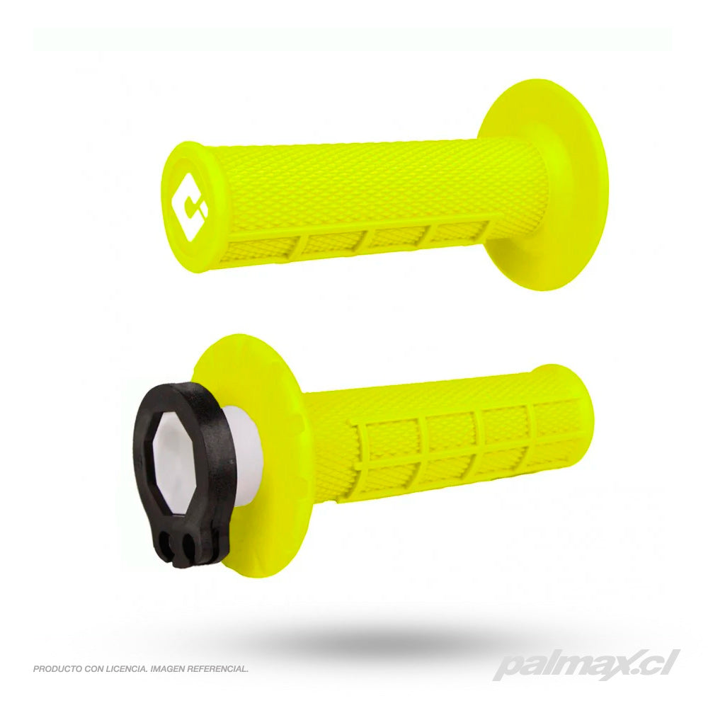 Puños MX V2 Lock-On Half Waffle Grip | ODI